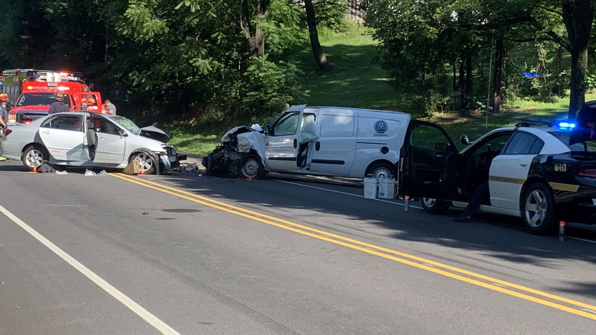 Crash on Route 183 in Bern